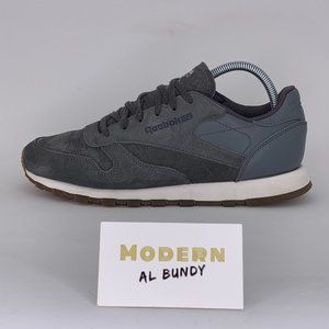 Reebok Women’s Harman Classic Grey Suede Shoes Sz 9.5